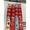 Image 2 : Box of 100 Rolls of Damson Christmas Wrapping Paper
