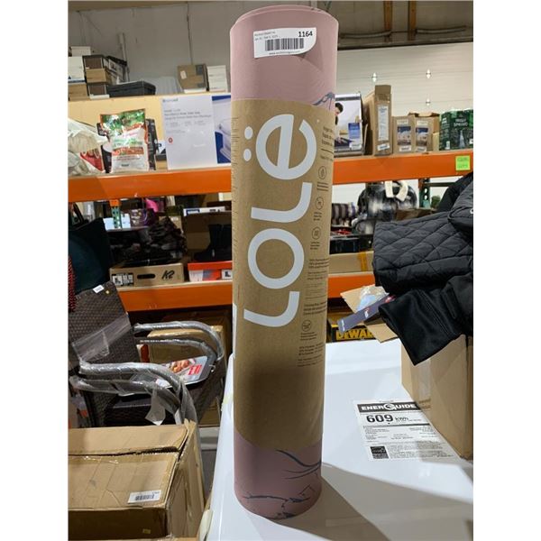 Lole Yoga Mat with 2-in-1 Strap, Pink and Blue