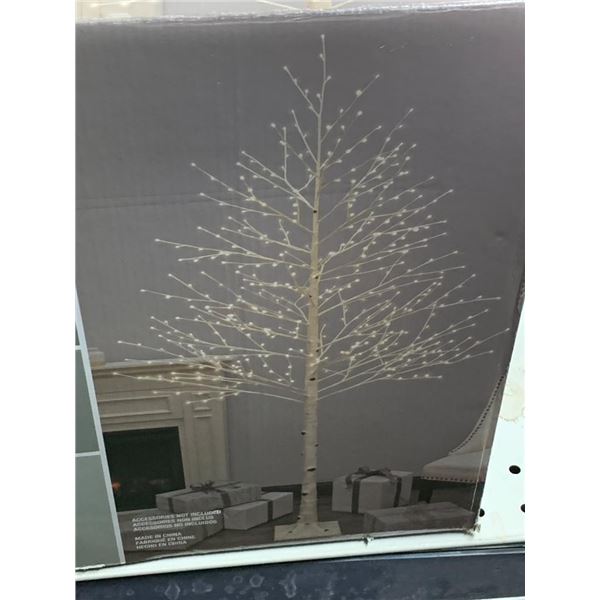 7.5 ft LED Birch Tree for Indoor and Outdoor Use