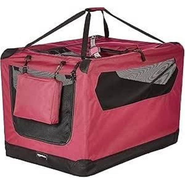 Amazon Basics Premium Folding Portable Soft Pet Crate