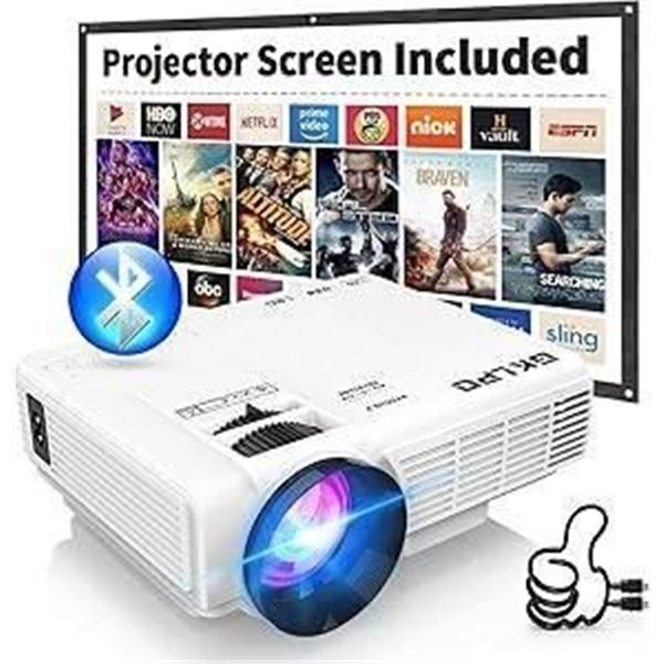 GKIPO PJ0437-01 Projector with HDMI Compatibility