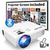 Image 1 : GKIPO PJ0437-01 Projector with HDMI Compatibility