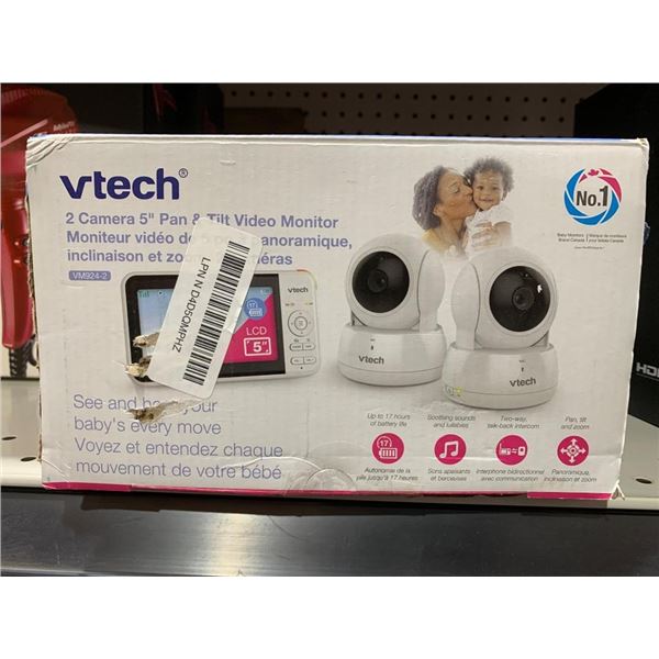 VTech 2-Camera 5-Inch Pan & Tilt Video Baby Monitor