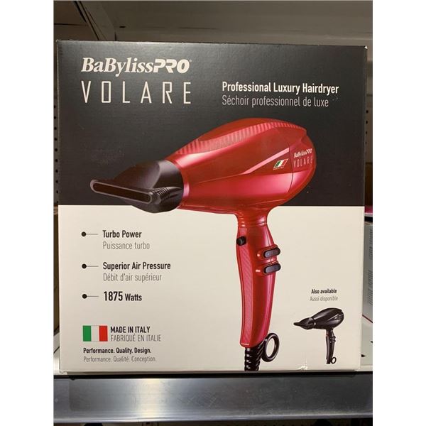 BaBylissPRO Volare Professional Hair Dryer, 1875W