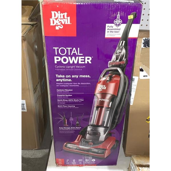 Dirt Devil Total Power Cyclonic Upright Vacuum