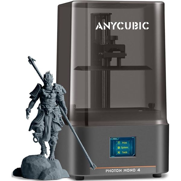Anycubic Photon Mono 4K 3D Printer with 405nm UV Light Source