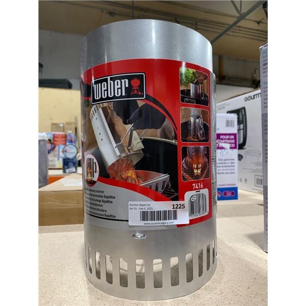Weber Rapidfire Chimney Starter Model 7416 for Grilling