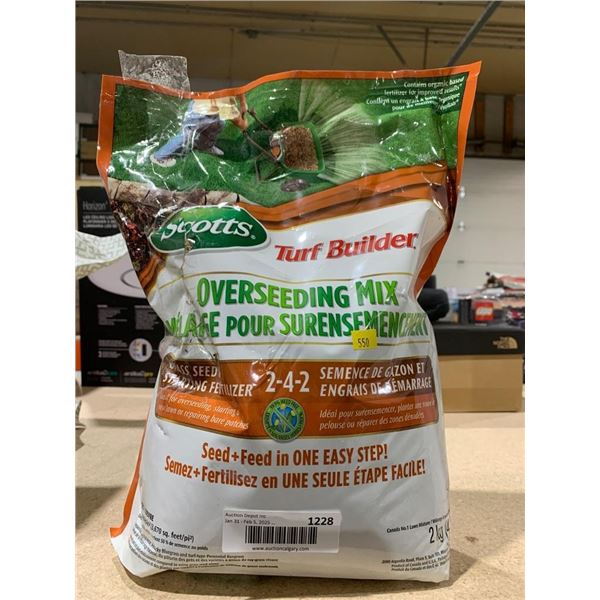 Scotts Turf Builder Overseeding Mix 2-4-2 Fertilizer, 2.8kg