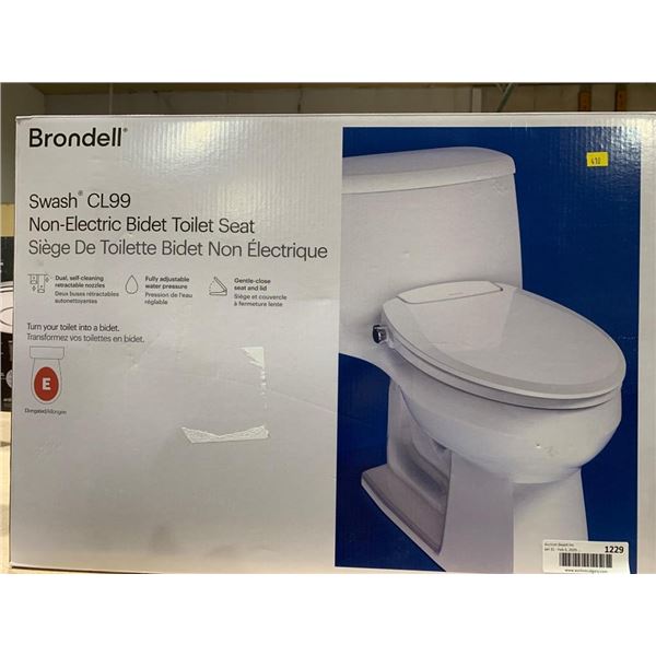Brondell Swash CL99 Non-Electric Bidet Toilet Seat