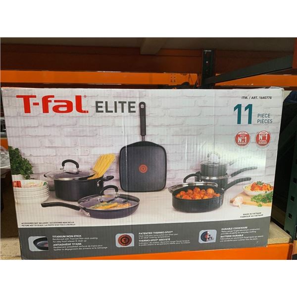 T-Fal Elite 11-Piece Nonstick Cookware Set