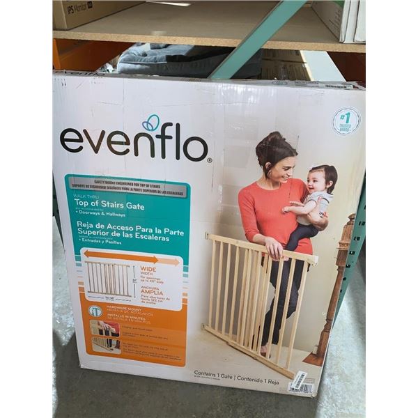 Evenflo Top of Stairs Gate for Doorways and Hallways