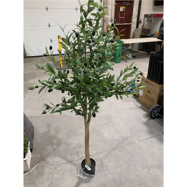Artificial Olive Tree with Pot – Approx. 5 Feet Tall