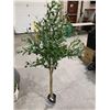 Image 1 : Artificial Olive Tree with Pot – Approx. 5 Feet Tall