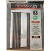 Image 2 : ThermaPlus Baxter 52 x 84 Inch Total Blackout Curtain Panel