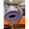 Image 2 : Purple Yoga or Exercise Mat with Ribbed Texture