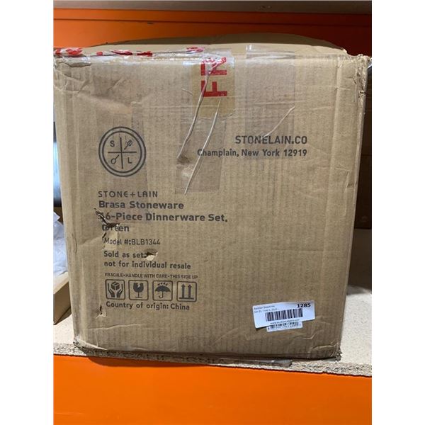 Stone + Lain Brasa Stoneware 16-Piece Dinnerware Set