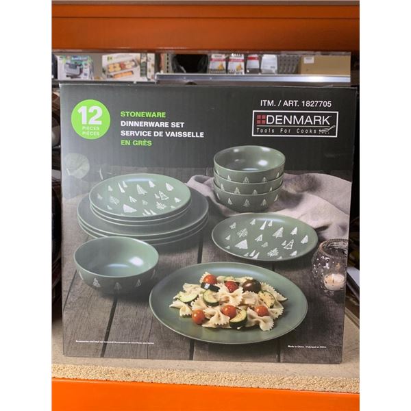 Denmark 12-Piece Stoneware Dinnerware Set