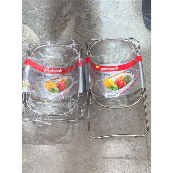 Lot of 2 GoodCook Expandable Colander