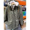 Image 1 : Hunter Quilted Coat With Sherpa Lining, Size XL