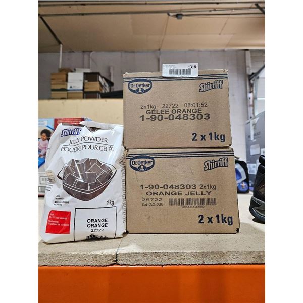 Dr. Oetker Orange Jelly and Powder 4x(2x1kg per box)