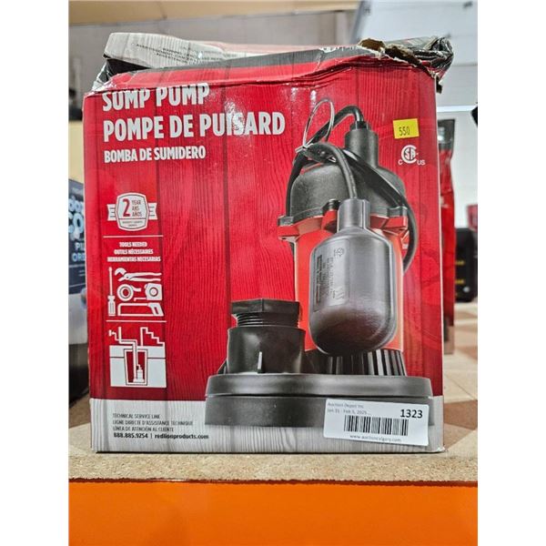 Sump Pump with Float Switch