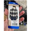 Image 3 : Levi’s Women’s Sherpa-Lined Plaid Jacket L/G Size