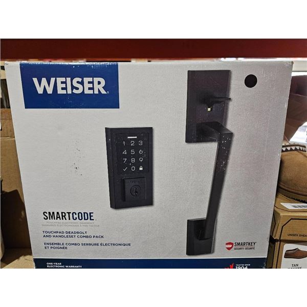 Weiser SmartCode Touchscreen Deadbolt and Handleset