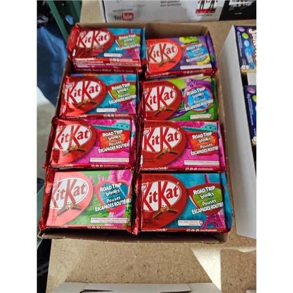 Lot of KitKat Road Trip Desserts Candy Bars – Assorted Flavors