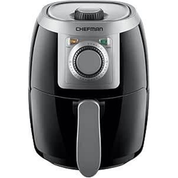 Air Fryer RJ38-2LM-CA in Black with a Capacity of 2 Liters