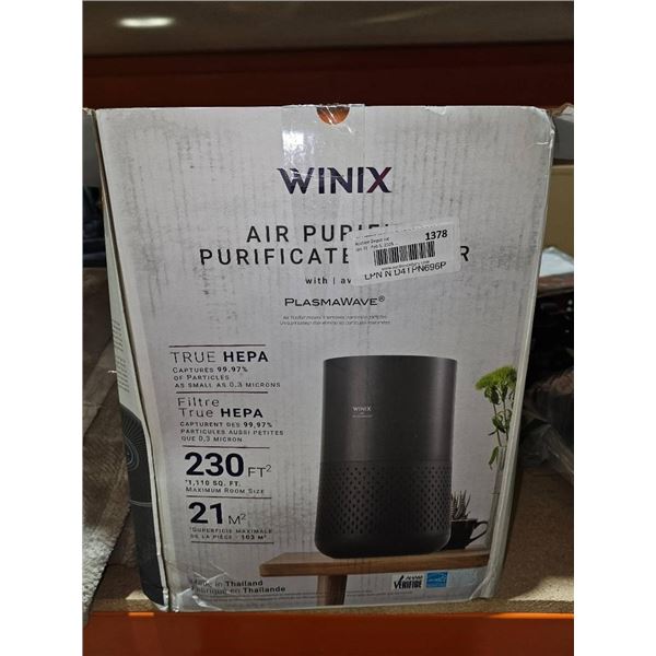 Winix Air Purifier With True HEPA (Model 230 ft2), Black