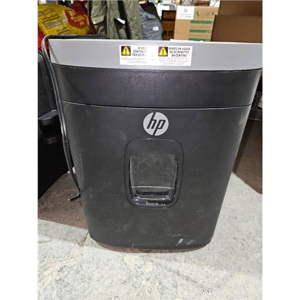 HP Shredder With Cross-Cut Feature and Security Settings
