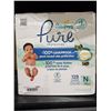Image 1 : Pampers Pure Protection Diapers Pack, Size N, 128 Count