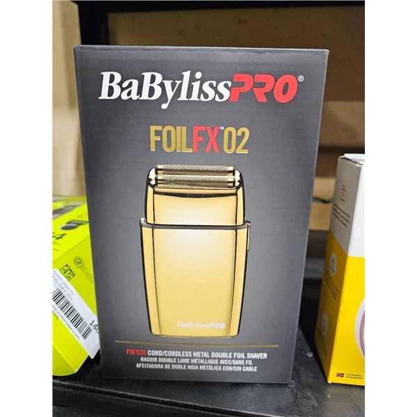 BaBylissPRO FOILFX02 Cordless Metal Double Foil Shaver