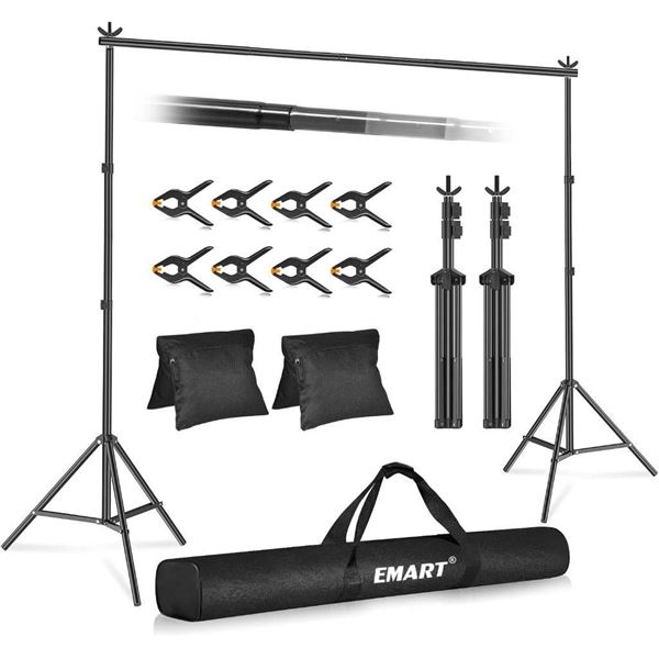 Emart Adjustable Backdrop Stand with Accessories