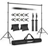 Image 1 : Emart Adjustable Backdrop Stand with Accessories