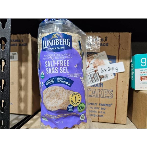 Lundberg Family Farms Brown Rice Cakes, Salt-Free, 241 g