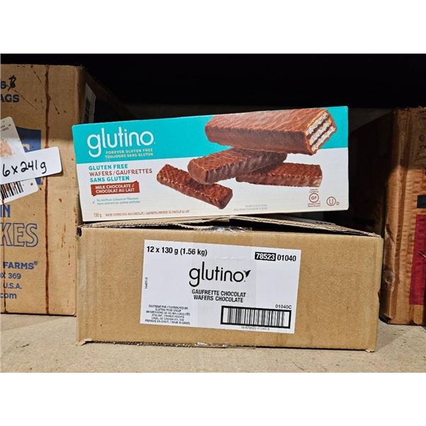 Glutino Gluten-Free Chocolate Wafers, 12 x 130g (1.56kg)