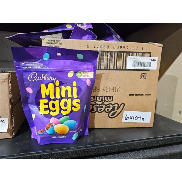 Cadbury Mini Eggs Milk Chocolate, 10 oz (6 Bags)