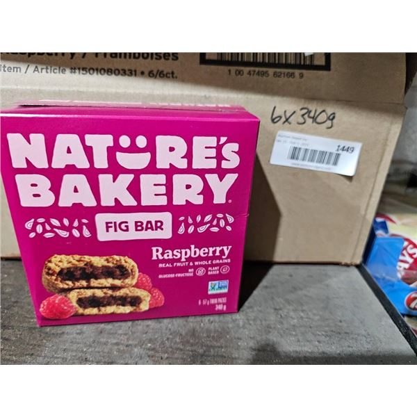 Nature’s Bakery Raspberry Fig Bar 6-Pack Box