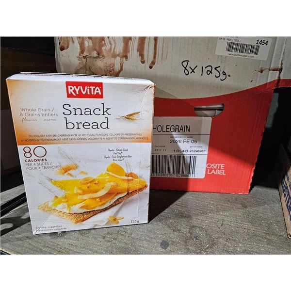 Ryvita Snackbread Wholegrain Crispbread 8x125g