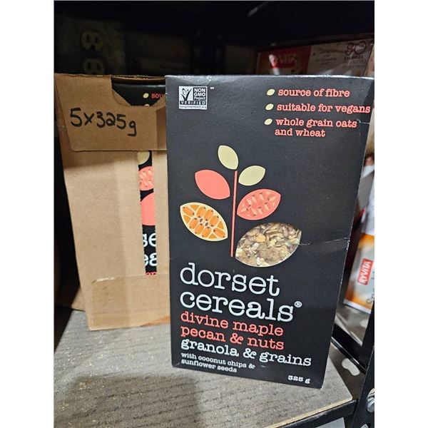 Dorset Cereals Divine Maple Granola Pack, 5 x 325g