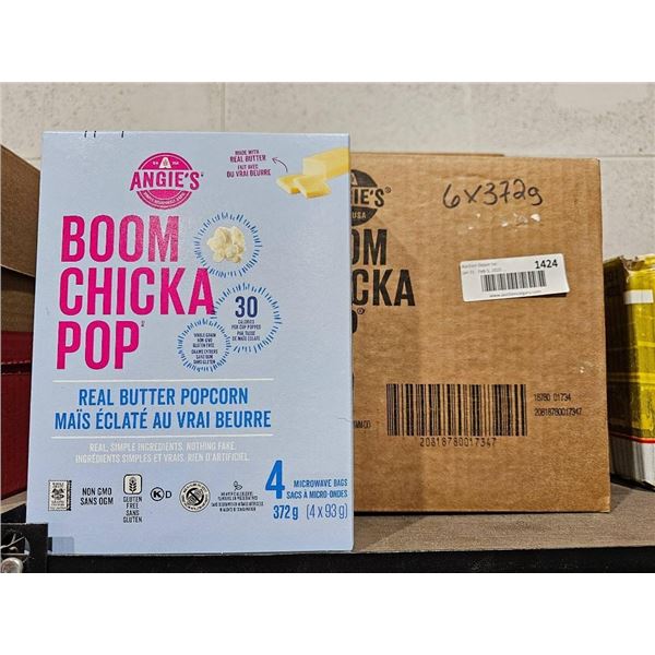 Angie’s Boom Chicka Pop Real Butter Popcorn Case (6x373g)