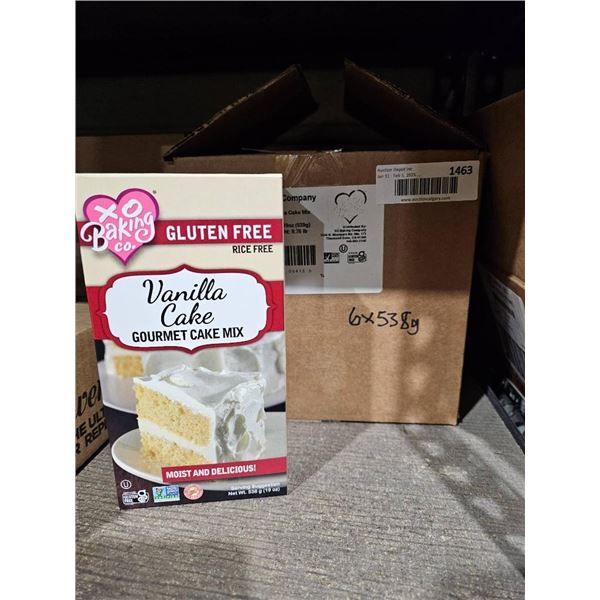 Gluten-Free Vanilla Cake Mix, Six 53g Packs