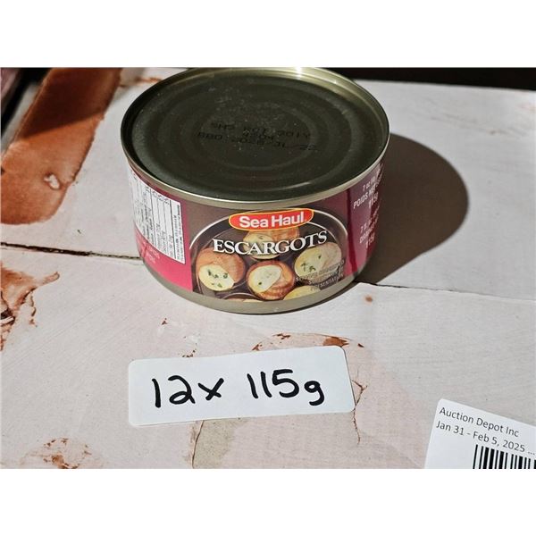 Sea Haul Escargots 12-Pack, 115g Each