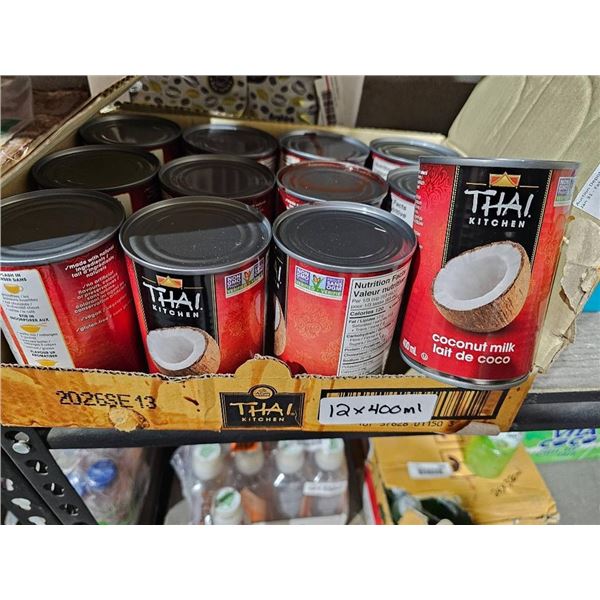 Thai Kitchen Coconut Milk 12-Pack, 400ml Cans