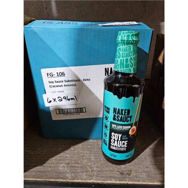 Naked & Saucy Soy Sauce Substitute FG-106 6x296mL
