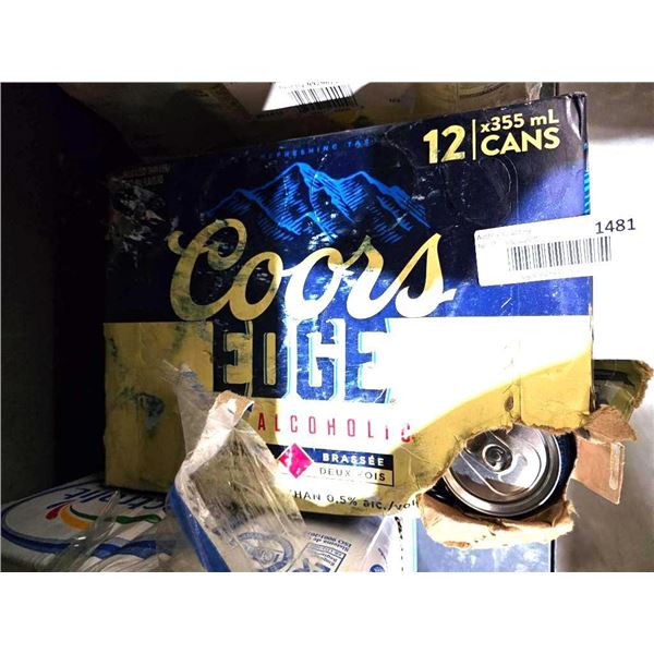 Coors Edge Non-Alcoholic Beer 12-Pack Box