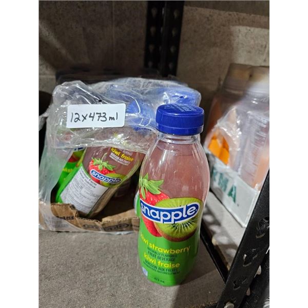 Snapple Kiwi Strawberry, 473ml Bottles, Set of 12