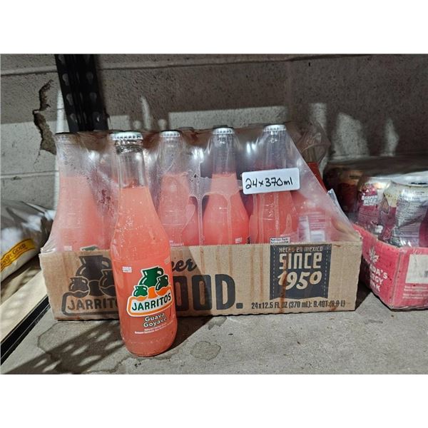 Jarritos Guava Soda 370ml Bottles (24-Count) Lot