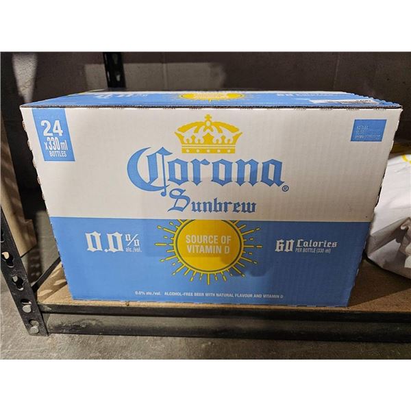 24-Pack Corona Sunbrew Non-Alcoholic Beer, 330ml Bottles